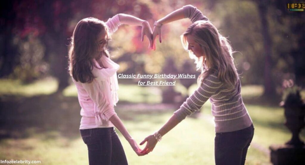 Classic Funny Birthday Wishes for Best Friend